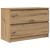 Dulap TV Artisan Stejar 80x35x54 cm Lemn prelucrat GartenMobel Dekor