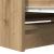 Dulap TV Artisan Stejar 80x35x54 cm Lemn prelucrat GartenMobel Dekor