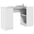 Birou alb 120x42x76 cm lemn prelucrat GartenMobel Dekor