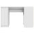 Birou alb 120x42x76 cm lemn prelucrat GartenMobel Dekor