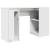 Birou alb 120x42x76 cm lemn prelucrat GartenMobel Dekor