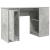 Birou Beton Gri 120x42x76 cm Lemn prelucrat GartenMobel Dekor