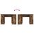 Birou Stejar afumat 120x42x76 cm Lemn prelucrat GartenMobel Dekor