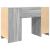 Birou Gri Sonoma 120x42x76 cm lemn prelucrat GartenMobel Dekor