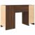 Birou Stejar maro 120x42x76 cm Lemn prelucrat GartenMobel Dekor