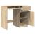 Birou Stejar Sonoma 86x49x76 cm Lemn prelucrat GartenMobel Dekor