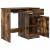 Birou Stejar afumat 86x49x76 cm Lemn prelucrat GartenMobel Dekor