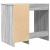 Birou Gri Sonoma 86x49x76 cm lemn prelucrat GartenMobel Dekor