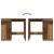 Birou lemn vechi 86x49x76 cm lemn prelucrat GartenMobel Dekor