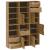 Dulapuri laterale 6 buc "ODDA" 40x24x79 cm lemn masiv de pin GartenMobel Dekor