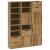 Dulapuri laterale 6 buc "ODDA" 40x24x79 cm lemn masiv de pin GartenMobel Dekor