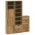Dulapuri laterale 5 buc "ODDA" 40x24x79 cm lemn masiv de pin GartenMobel Dekor