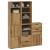Dulapuri laterale 5 buc "ODDA" 40x24x79 cm lemn masiv de pin GartenMobel Dekor