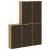 Dulapuri laterale 5 buc "ODDA" 40x24x79 cm lemn masiv de pin GartenMobel Dekor