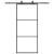 Ușă glisantă cu set de feronerie neagră 90x205 cm Sticlă ESG GartenMobel Dekor