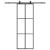 Ușă glisantă cu set de feronerie neagră 76x205 cm Sticlă ESG GartenMobel Dekor