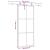 Ușă glisantă cu set de feronerie neagră 90x205 cm Sticlă ESG GartenMobel Dekor