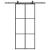 Ușă glisantă cu set de feronerie neagră 90x205 cm Sticlă ESG GartenMobel Dekor
