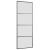 Ușă glisantă cu set de feronerie neagră 76x205 cm Sticlă ESG GartenMobel Dekor