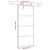 Ușă glisantă cu set de feronerie neagră 90x205 cm Sticlă ESG GartenMobel Dekor