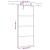 Ușă glisantă cu set de feronerie neagră 90x205 cm Sticlă ESG GartenMobel Dekor