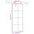 Ușă glisantă cu set de feronerie neagră 90x205 cm Sticlă ESG GartenMobel Dekor