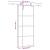 Ușă glisantă cu set de feronerie neagră 90x205 cm Sticlă ESG GartenMobel Dekor
