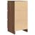Bufetă Stejar maro 37,5x35x76 cm Lemn prelucrat GartenMobel Dekor