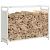 Suport pentru lemne de foc alb 90x28x65 cm Oțel laminat la rece GartenMobel Dekor