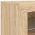 Servantă cu lumini LED, stejar sonoma, 181,5x37x67 cm GartenMobel Dekor