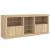 Servantă cu lumini LED, stejar sonoma, 181,5x37x67 cm GartenMobel Dekor