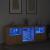 Servantă cu lumini LED, stejar sonoma, 181,5x37x67 cm GartenMobel Dekor