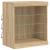 Servantă cu lumini LED, stejar sonoma, 181,5x37x67 cm GartenMobel Dekor