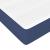 Pat box spring cu saltea, albastru, 80x200 cm, textil GartenMobel Dekor