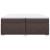 Pat box spring cu saltea, maro închis, 200x200 cm, textil GartenMobel Dekor