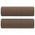 Set de canapele cu perne, 3 piese, maro, textil GartenMobel Dekor