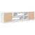 Dulap TV alb 188,5x41x50 cm lemn prelucrat GartenMobel Dekor