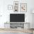 Comodă TV, gri beton, 188,5x41x50 cm, lemn prelucrat GartenMobel Dekor