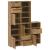 Dulapuri laterale 5 buc "ODDA" 40x24x79 cm lemn masiv de pin GartenMobel Dekor