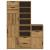 Dulapuri laterale 5 buc "ODDA" 40x24x79 cm lemn masiv de pin GartenMobel Dekor