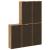 Dulapuri laterale 5 buc "ODDA" 40x24x79 cm lemn masiv de pin GartenMobel Dekor