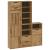 Dulapuri laterale 5 buc "ODDA" 40x24x79 cm lemn masiv de pin GartenMobel Dekor