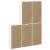 Dulapuri laterale 5 buc ODDA alb 40x24x79 cm lemn masiv de pin GartenMobel Dekor