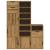 Dulapuri laterale 5 buc "ODDA" 40x24x79 cm lemn masiv de pin GartenMobel Dekor