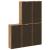 Dulapuri laterale 5 buc "ODDA" 40x24x79 cm lemn masiv de pin GartenMobel Dekor