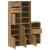 Dulapuri laterale 5 buc "ODDA" 40x24x79 cm lemn masiv de pin GartenMobel Dekor