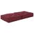 Puf modular Maroon 70x70x36 țesătură GartenMobel Dekor