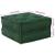 Puf modular verde 70x70x36 țesătură GartenMobel Dekor