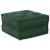 Puf modular verde 70x70x36 țesătură GartenMobel Dekor