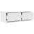 Dulap TV alb 80x31x25,5 cm lemn prelucrat GartenMobel Dekor